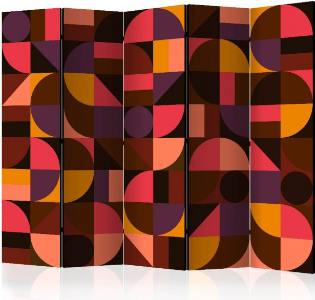 Sermi Artgeist Geometric Red Mosaic II, 225x172cm