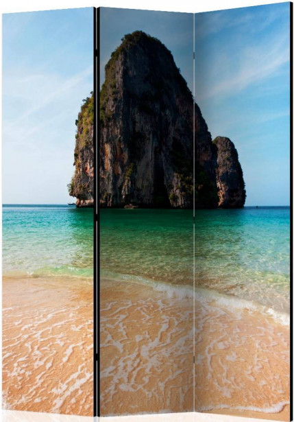 Sermi Artgeist Rock formation by shoreline, Andaman Sea, Thailand, 135x172cm