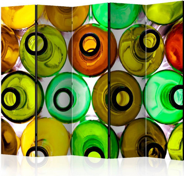 Sermi Artgeist Bottles background II, 225x172cm