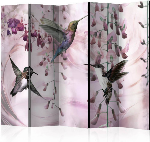 Sermi Artgeist Flying Pink Hummingbirds II, 225x172cm