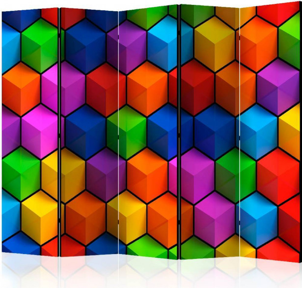 Sermi Artgeist Colorful Geometric Boxes II, 225x172cm