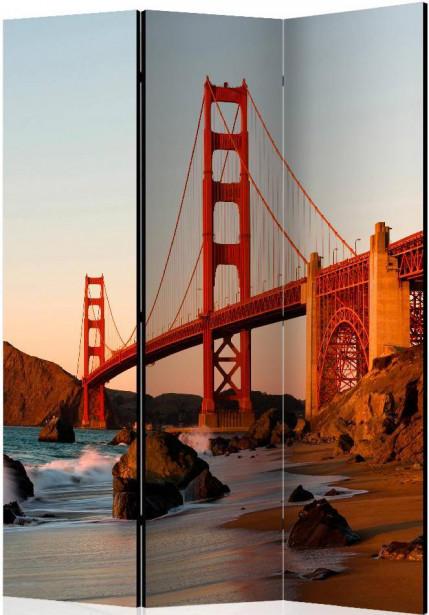 Sermi Artgeist Golden Gate Bridge - sunset, San Francisco, 135x172cm