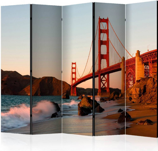 Sermi Artgeist Golden Gate Bridge - sunset, San Francisco II, 225x172cm