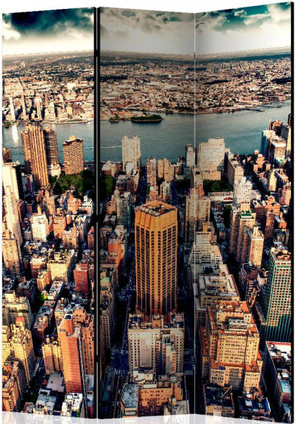 Sermi Artgeist Bird's Eye View of New York, 135x172cm