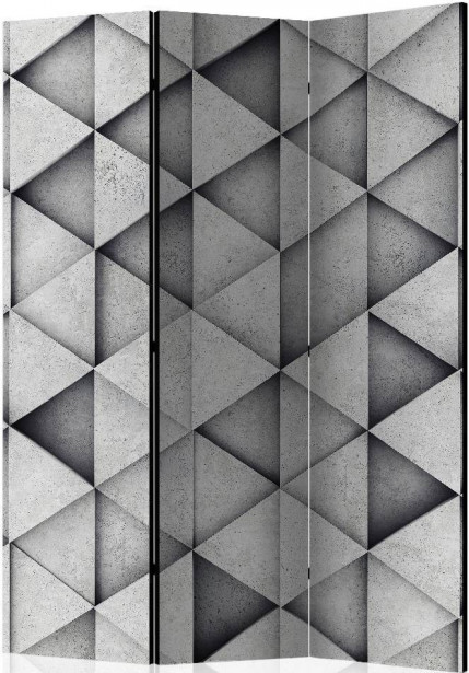 Sermi Artgeist Grey Triangles, 135x172cm