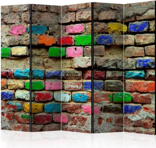 Sermi Artgeist Colourful Bricks II, 225x172cm