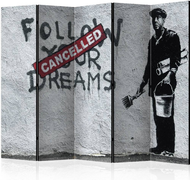 Sermi Artgeist Dreams Cancelled II - Banksy, 225x172cm