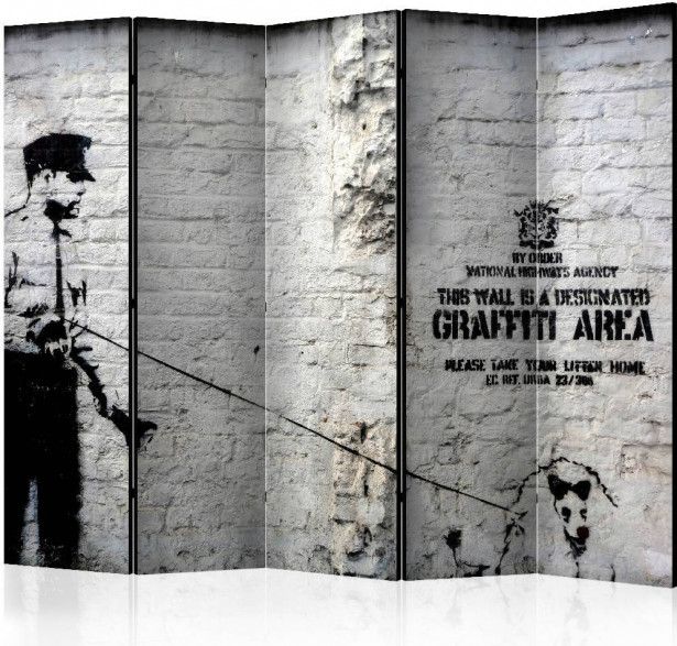 Sermi Artgeist Banksy - Graffiti Area II, 225x172cm