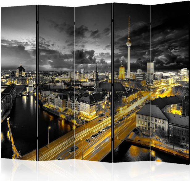 Sermi Artgeist Berlin at night, 225x172cm