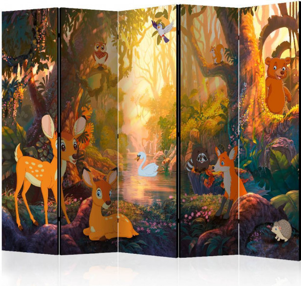 Sermi Artgeist Animals in the Forest II, 225x172cm