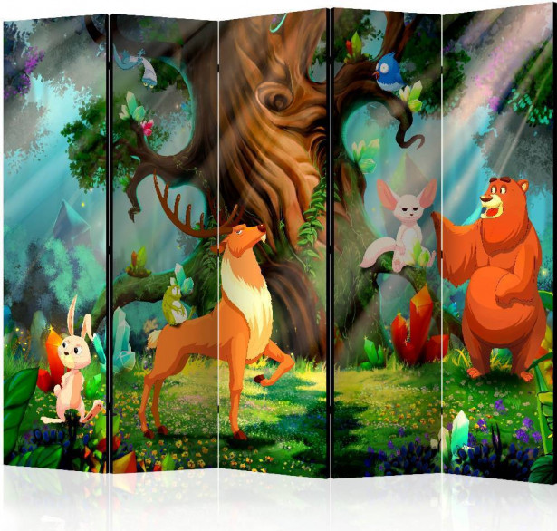 Sermi Artgeist Bear and Friends II, 225x172cm