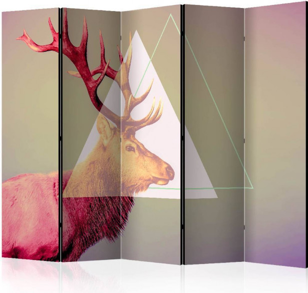 Sermi Artgeist Deer - graphic pattern II, 225x172cm