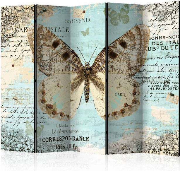 Sermi Artgeist Postcard with butterfly II, 225x172cm