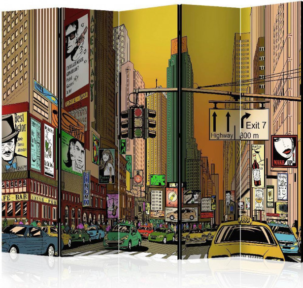 Sermi Artgeist Vibrant city - NY II, 225x172cm