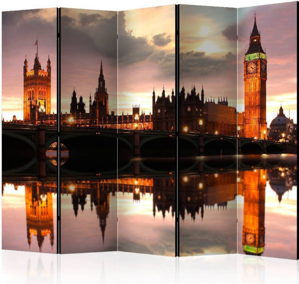 Sermi Artgeist Big Ben in the evening, London II, 225x172cm