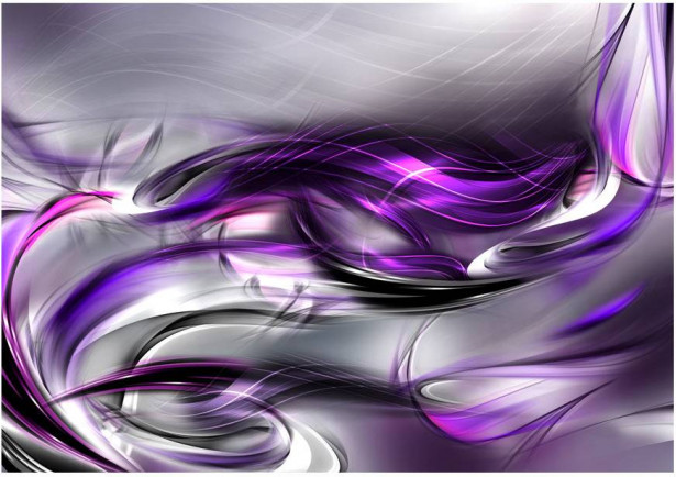 Kuvatapetti Artgeist Purple Swirls, eri kokoja