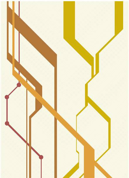 Tapetti Artgeist Metro lines, 50x1000cm