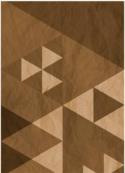 Tapetti Artgeist Brown patchwork, 50x1000cm
