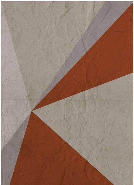 Tapetti Artgeist Triangles - composition, 50x1000cm