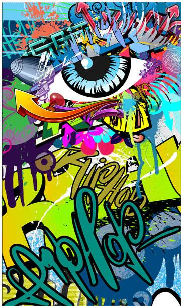 Tapetti Artgeist Watchful eyes, 50x1000cm