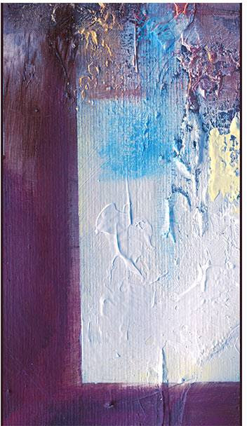 Tapetti Artgeist Winter evening - abstract, 50x1000cm