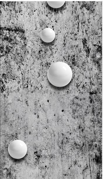 Tapetti Artgeist Pearls on Concrete, 50x1000cm