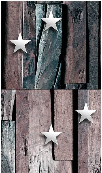 Tapetti Artgeist Stars on Wood, 50x1000cm