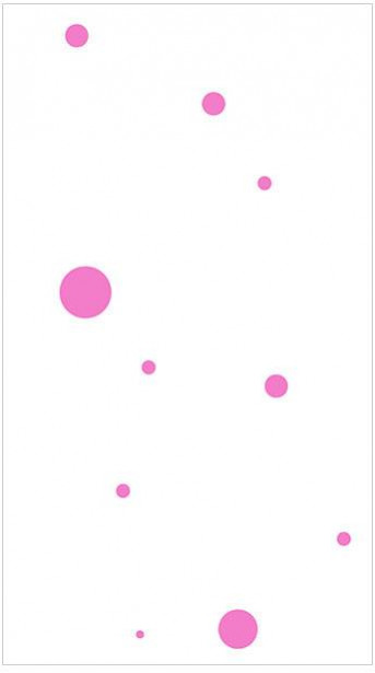 Tapetti Artgeist Charming Dots, 50x1000cm