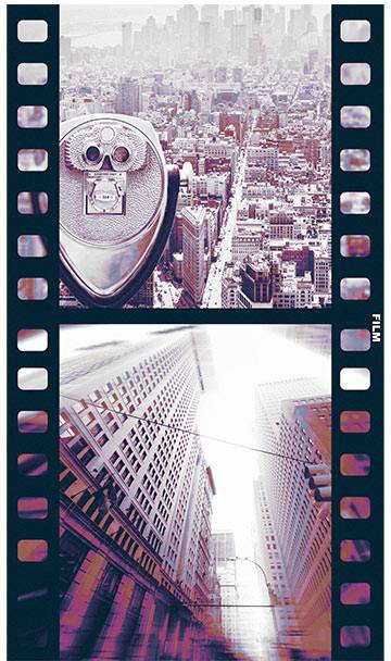 Tapetti Artgeist NY - Urban Collage, 50x1000cm