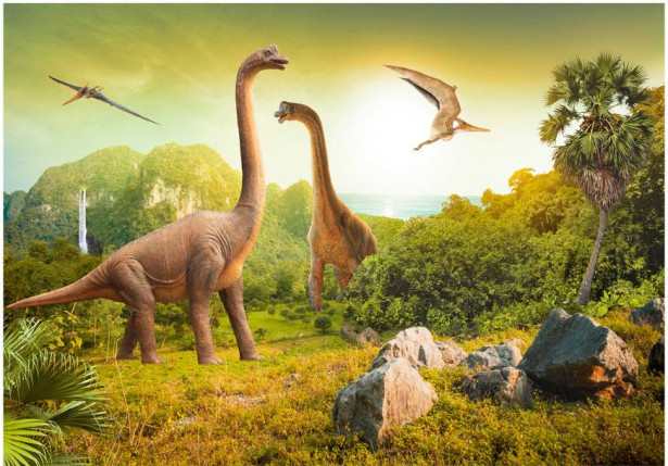 Sisustustarra Artgeist Dinosaurs, eri kokoja