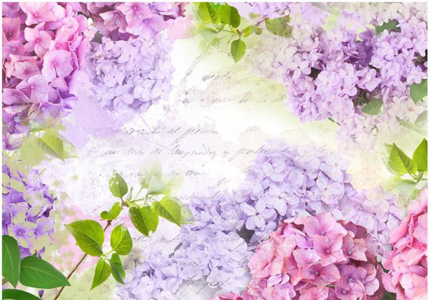 Sisustustarra Artgeist May's lilacs, eri kokoja