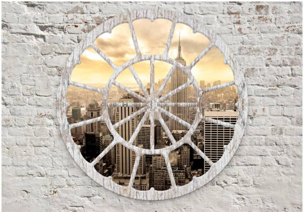 Sisustustarra Artgeist New York: A View through the Window, eri kokoja