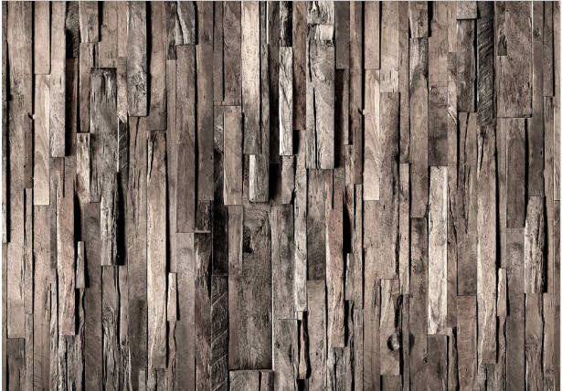 Sisustustarra Artgeist Wooden Curtain, eri kokoja