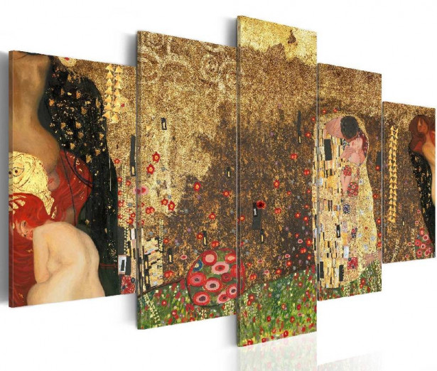 Taulu Artgeist Klimt's muses eri kokoja