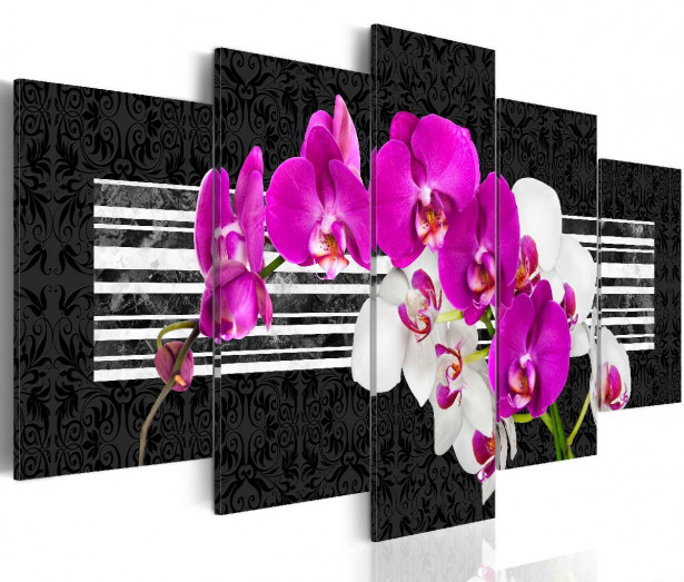 Taulu Artgeist Modest orchids eri kokoja