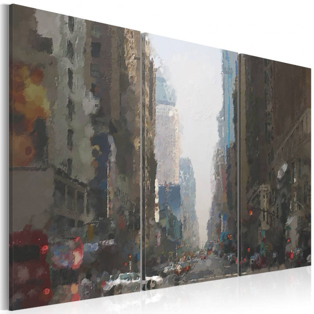Taulu Artgeist Rainy city behind the glass eri kokoja