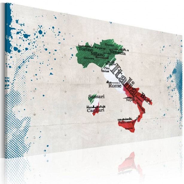 Taulu Artgeist Italian kartta eri kokoja