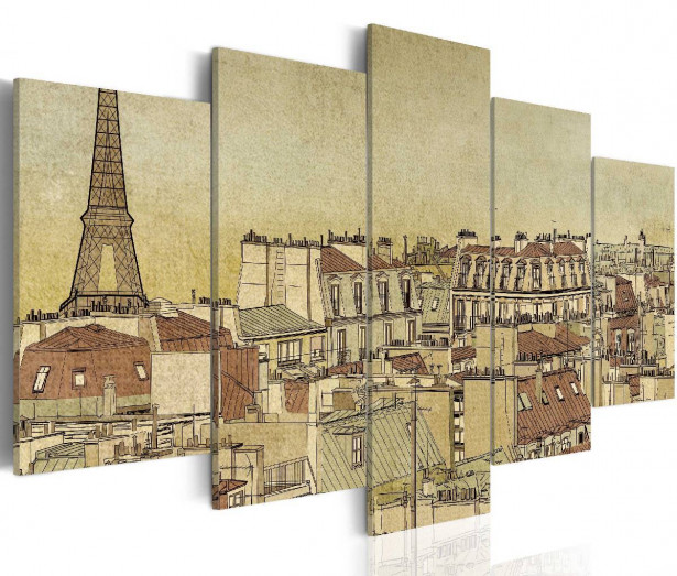 Taulu Artgeist Parisian past centuries eri kokoja