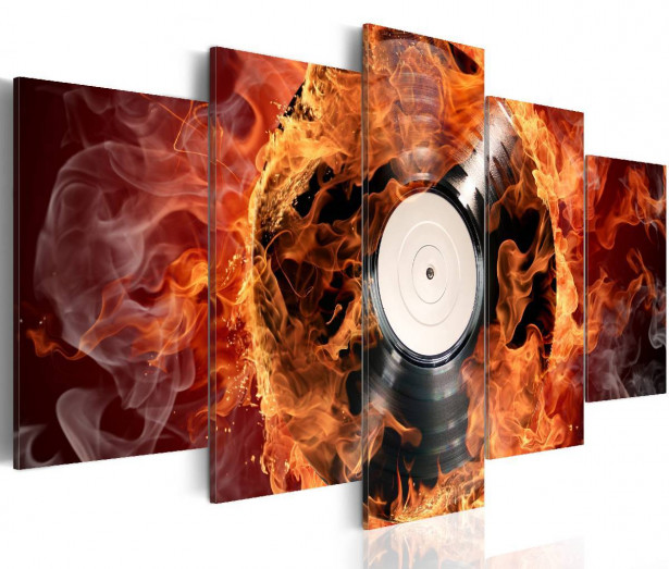 Taulu Artgeist Vinyl on fire eri kokoja