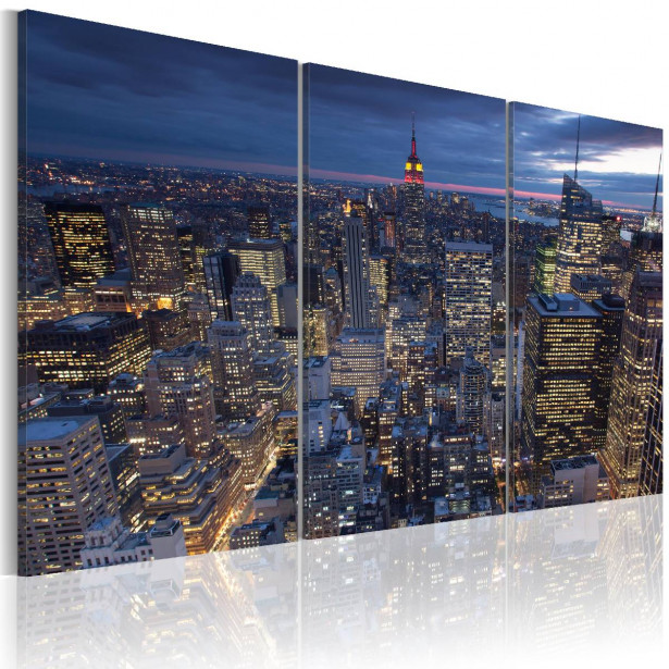 Taulu Artgeist Maisema ylhäältä - NYC eri kokoja