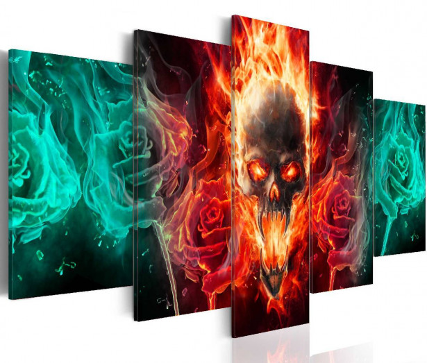 Taulu Artgeist Dark fires eri kokoja