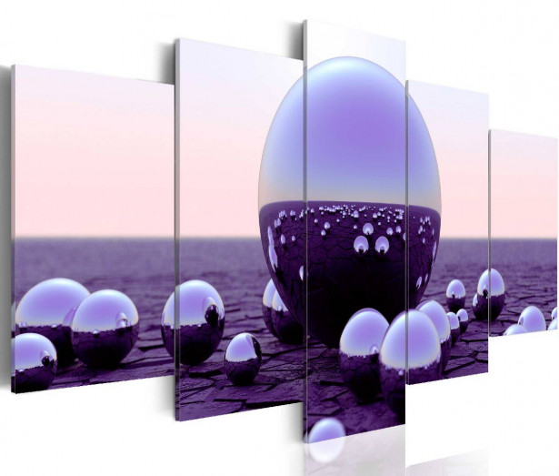 Taulu Artgeist Purple Balls eri kokoja