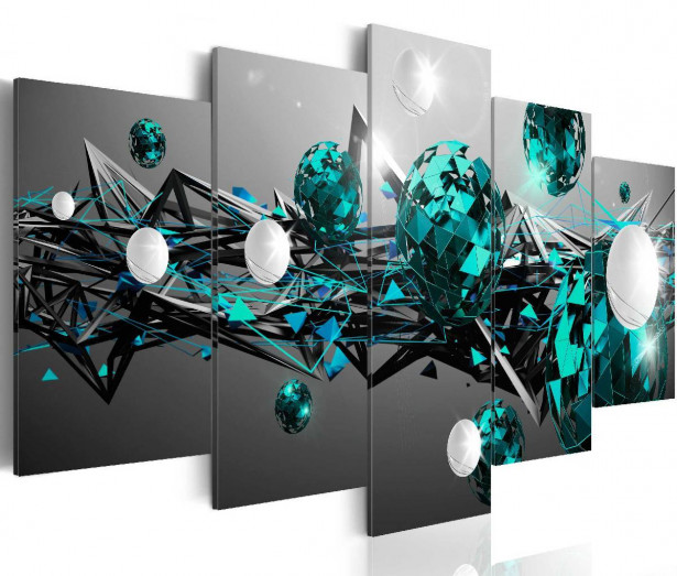Taulu Artgeist Turquoise Solar System eri kokoja
