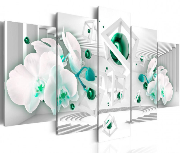 Taulu Artgeist Turquoise Dance eri kokoja