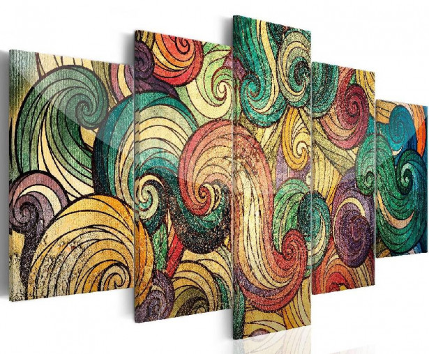 Taulu Artgeist Colourful Waves eri kokoja