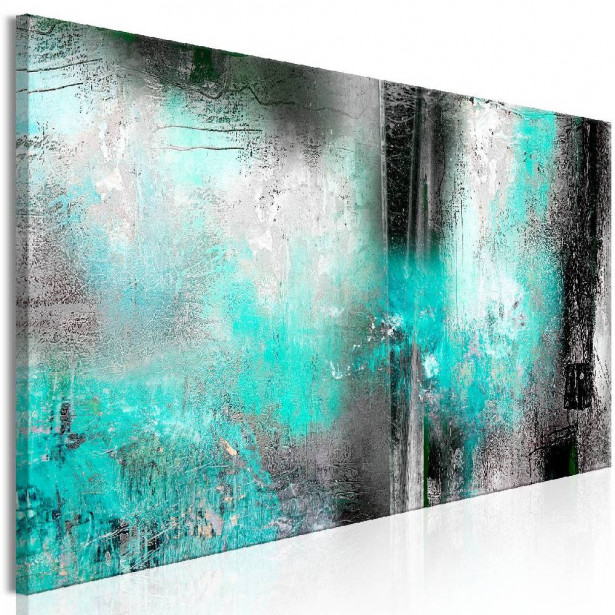 Taulu Artgeist Turquoise Fog 1-osainen kapea eri kokoja