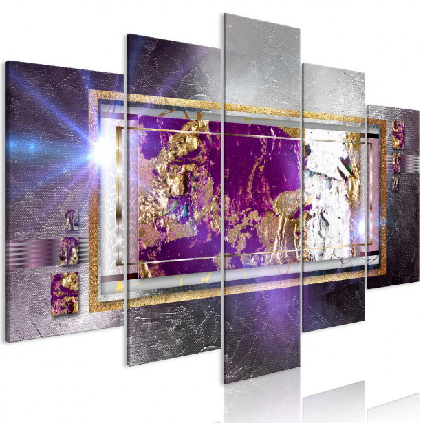 Taulu Artgeist Golden Reflection 5-osainen leveä eri kokoja