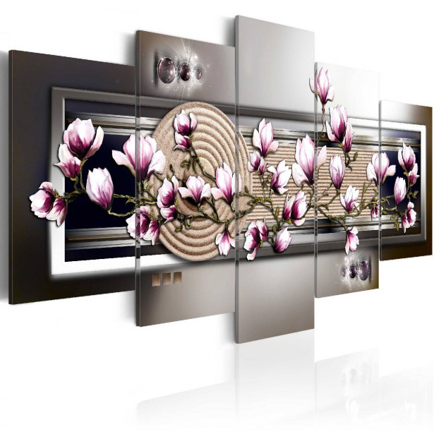 Taulu Artgeist Magnolia and Zen Garden II eri kokoja