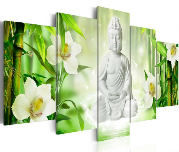 Taulu Artgeist Buddha and jasmine eri kokoja