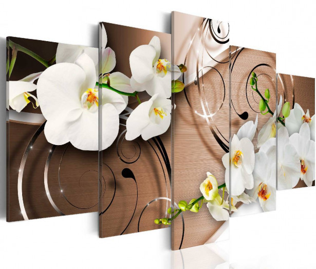 Taulu Artgeist Ivory orchids eri kokoja